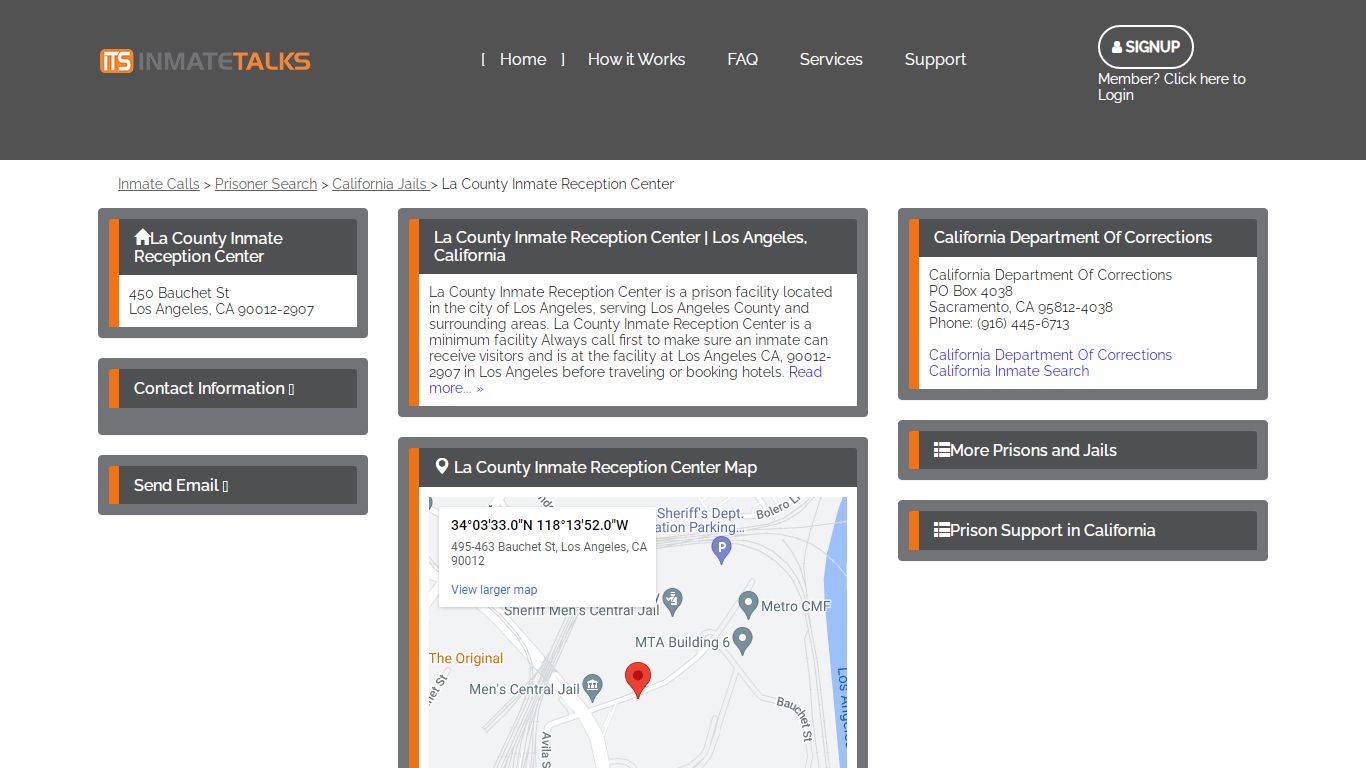 La County Inmate Reception Center | Los Angeles, California